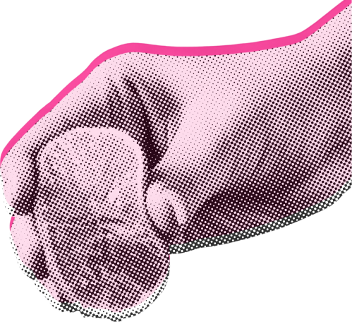 Mão Espremendo Limão